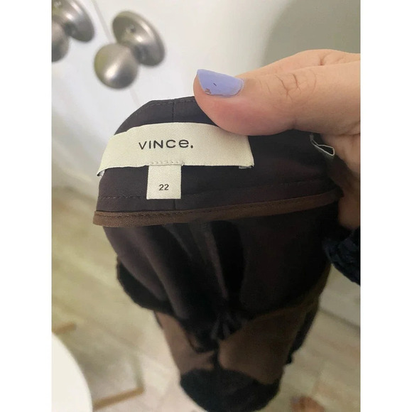 Vince Satin Pleat Pants Size 22 Plus - Picture 7 of 10